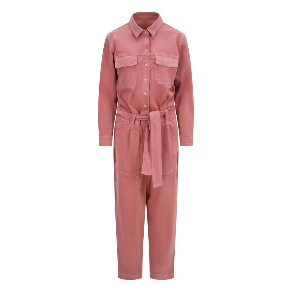 NEW ONE COLLECTIVE women's utility jumpsuit in soft pink